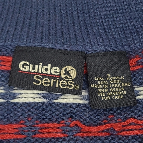 Guide Series Fair Isle Nordic Cardigan Small - Picture 8 of 8